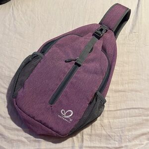 Waterfly Women's Purple Sling Backpack